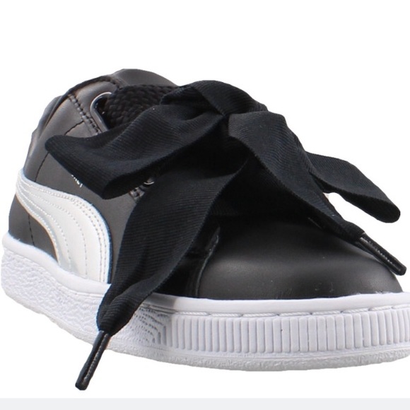 Puma basket heart black and silver Nordstrom edition - Picture 1 of 8